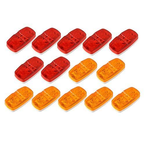 14X LED Side Marker Light For Car Truck Trailer Tail Lamp