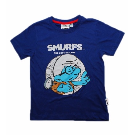 Smurfs Lost Village Graphic Print T-shirt - Blue