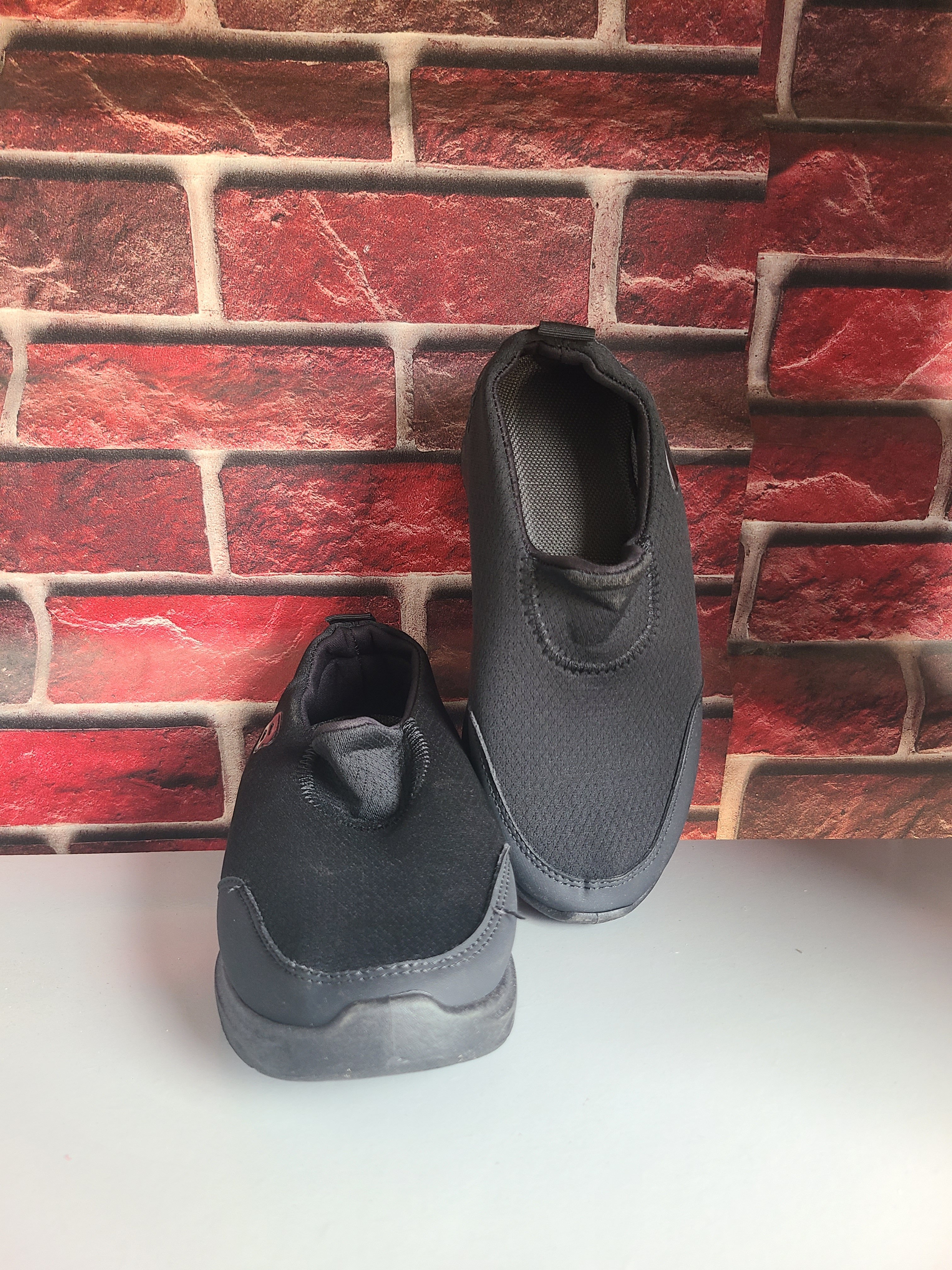 Casual Boy Girl Kids Teen Children Canvas Sneakers - Black