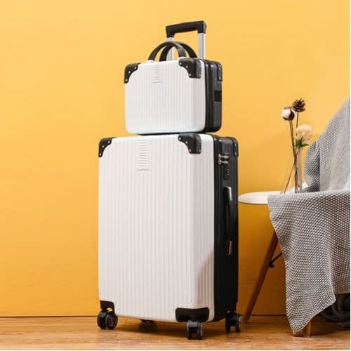 Lightweight Durable Travel Box - Luggage Travel Boxs With Mini Bag & Rollable Wheels