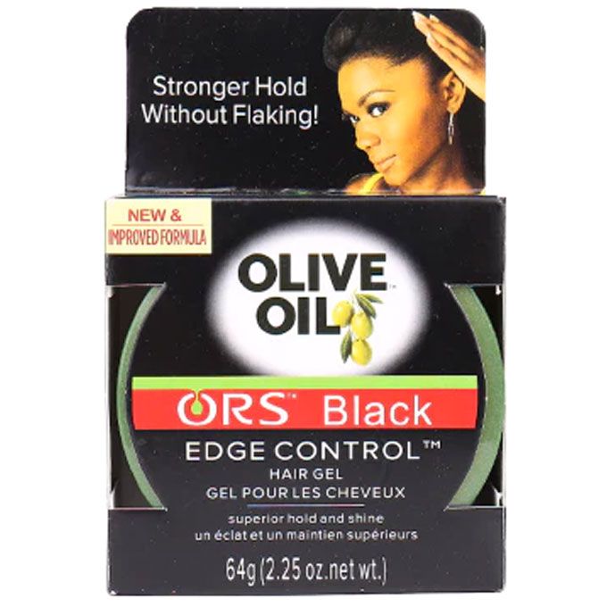 BLACK OLIVE OIL EDGE CONTROL HAIR GEL 64g