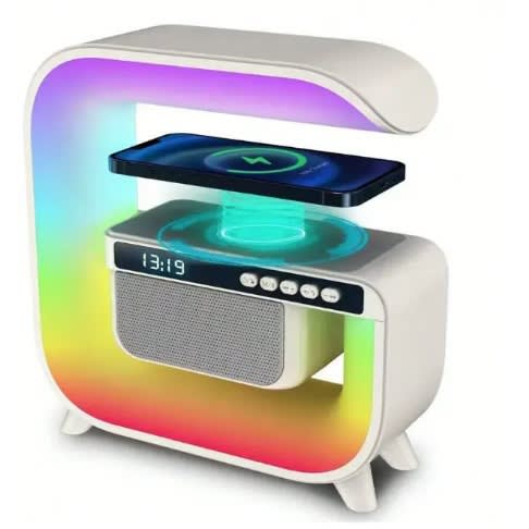 G3 Rgb Led Wireless Charging Speaker - White