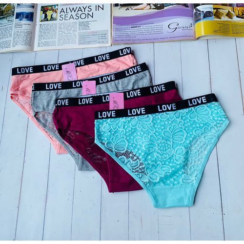 Ladies Sexy  Panties (set Of 6) For M & L Hips