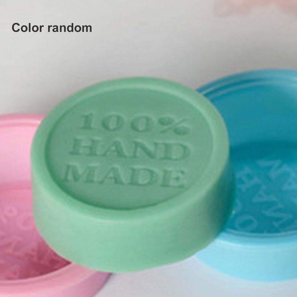 MT Home Made Silicone Mold Soap Mold Fondant Cake Decorating Tools Round Shape-random