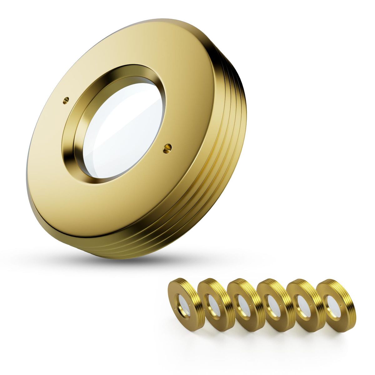 Original SCULPFUN S30 Pro Max Laser Len 6PCS Standard Lens Reinforced Surface Anti-oil and Anti-smoke High   Transparent Easy to Install