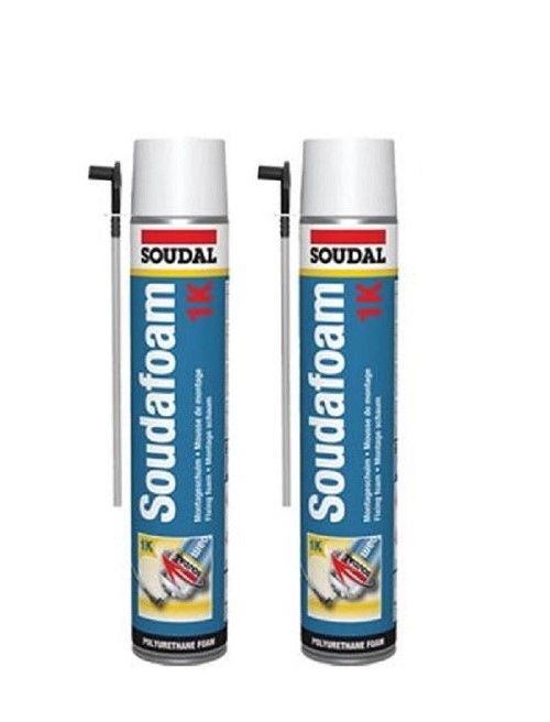 2pcs Of PU Soudal Sealant Expansion Foam- 750ml