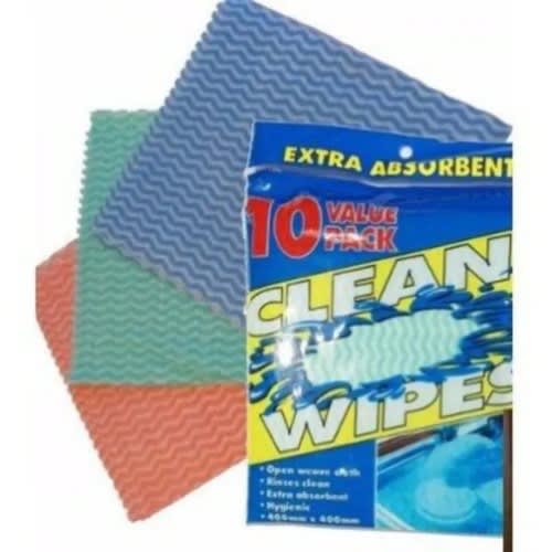 Extra Absorbent Clean Wipes - 10PCS