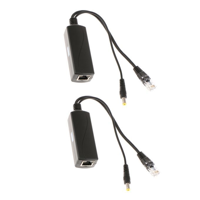 2x PoE Splitter USB Power Over Ethernet Use With PoE Switches 12Volts