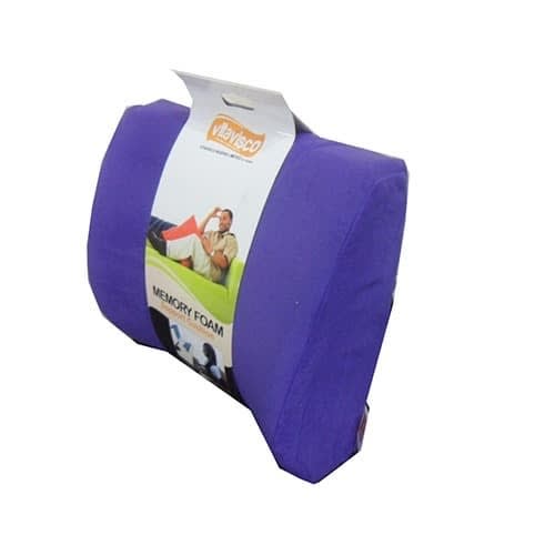 Back Seat Support Cushion - Purple