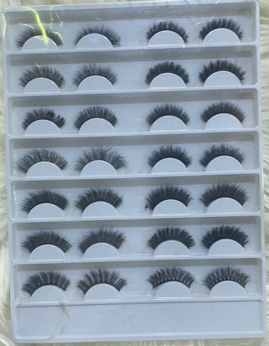 16 Pairs Fluffy Mink Lashes