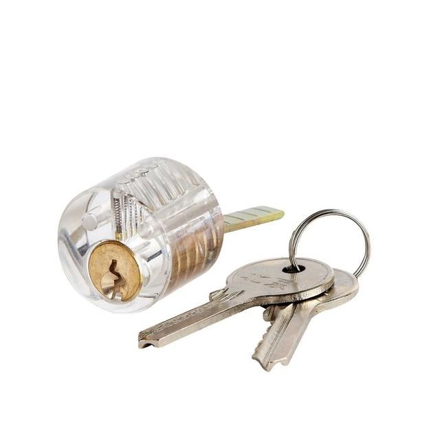 Crystal Lock Pick Training Practice Padlock