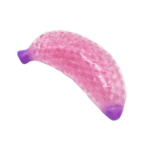 Fruit Jelly Water Stuff Pop Stress Reliever For Adult Kids Novelty Anti-anxiety Stress Relief Squeeze Ball Toy Pink Banana