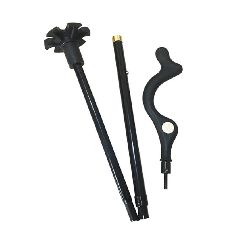 Safety Eldey Walking Stick Telescopic Canes Crutch Staff