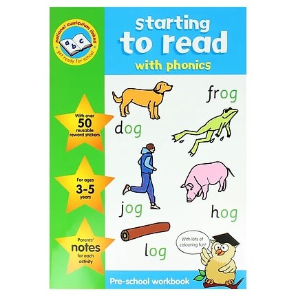 Starting To Read With Phonics Pre-school Workbook