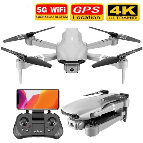 Foldable Gps Wifi 4k Hd Smart Video Camera  Rc 5g Quadcopter Drone 1000m 25mins