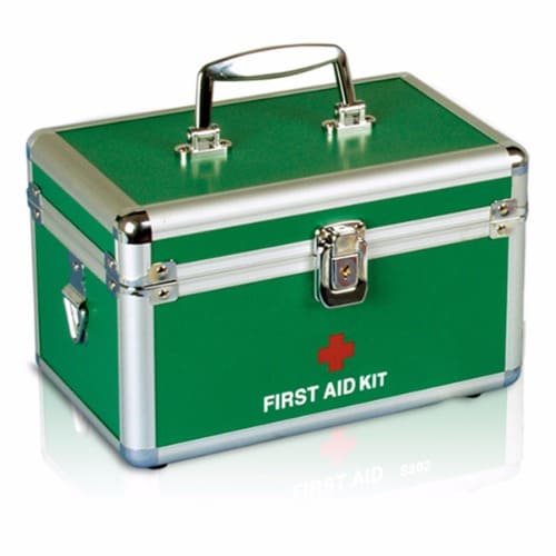 First Aid Box - Large - Aluminium