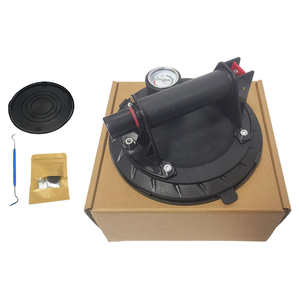 8 Inch Vacuum Suction Cup W/ Handle Replacement Hand Pump For