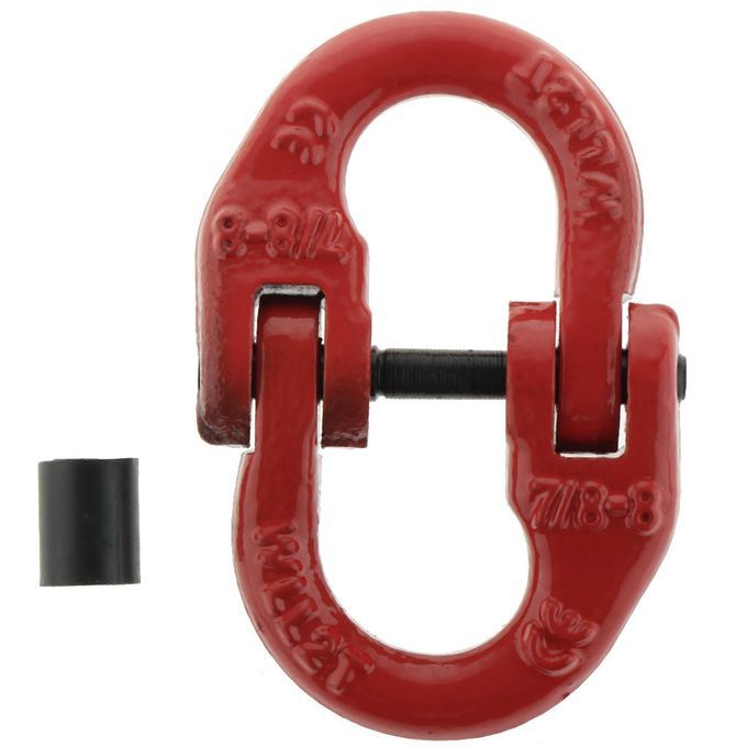 1pc Roller Chain Connector Link, G80 3Sizes For Choosing Red Painted