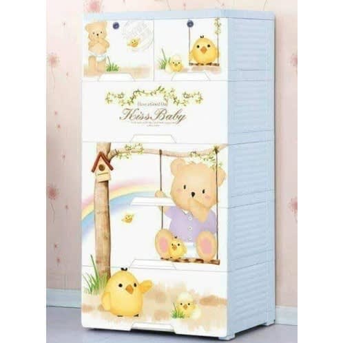 Ceramic Baby Plastic Wardrobe - 5 Layers