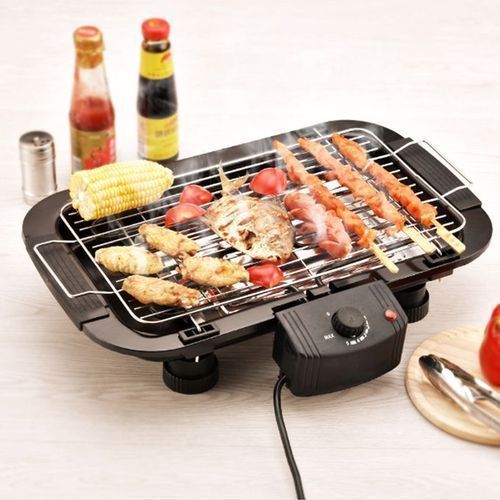 Smokeless Electric Barbeque Grill BBQ Griddle Meat Be