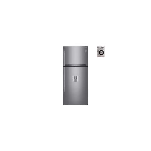 Double Door Top Freezer Inverter Linear Compressor Refrigerator  With Dispenser - Ref 502-F - 471l