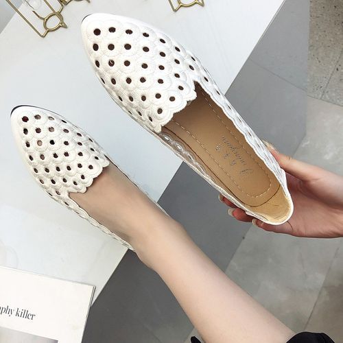 One-step Hollow And Breathable Women's Shoes