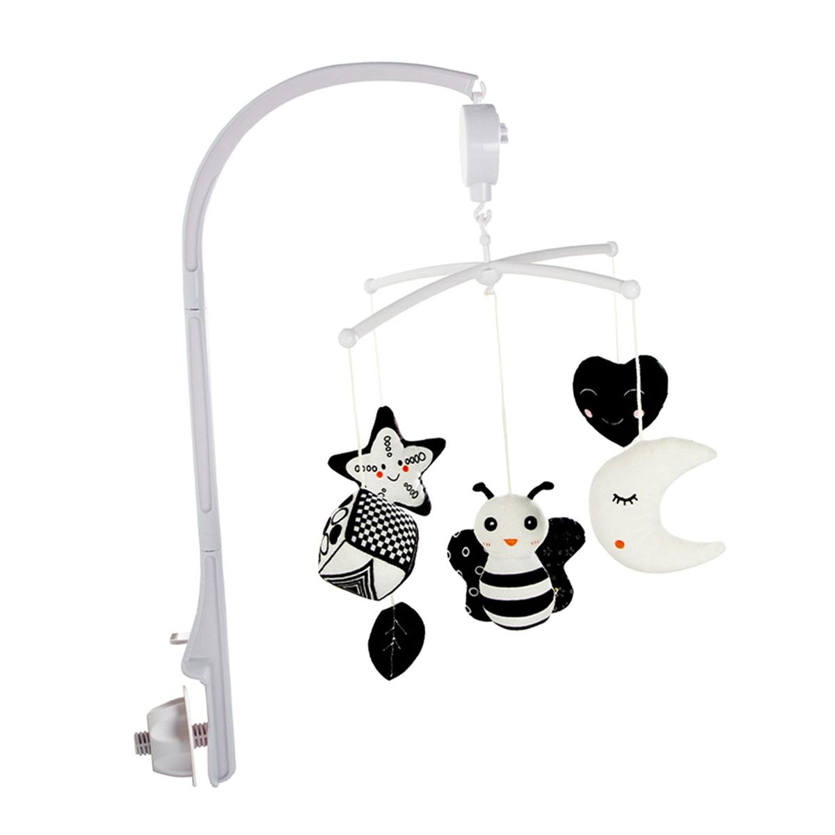 Baby Mobile Montessori Black And White Music Box Crib Bed Toy For Bee