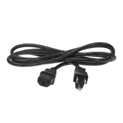 Iec 6ft, 120v, 15a Ac Power Cable For Desktop Computers