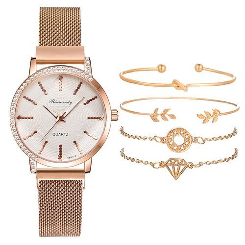 Ladies Wrist Watch Bracelet Set For Women