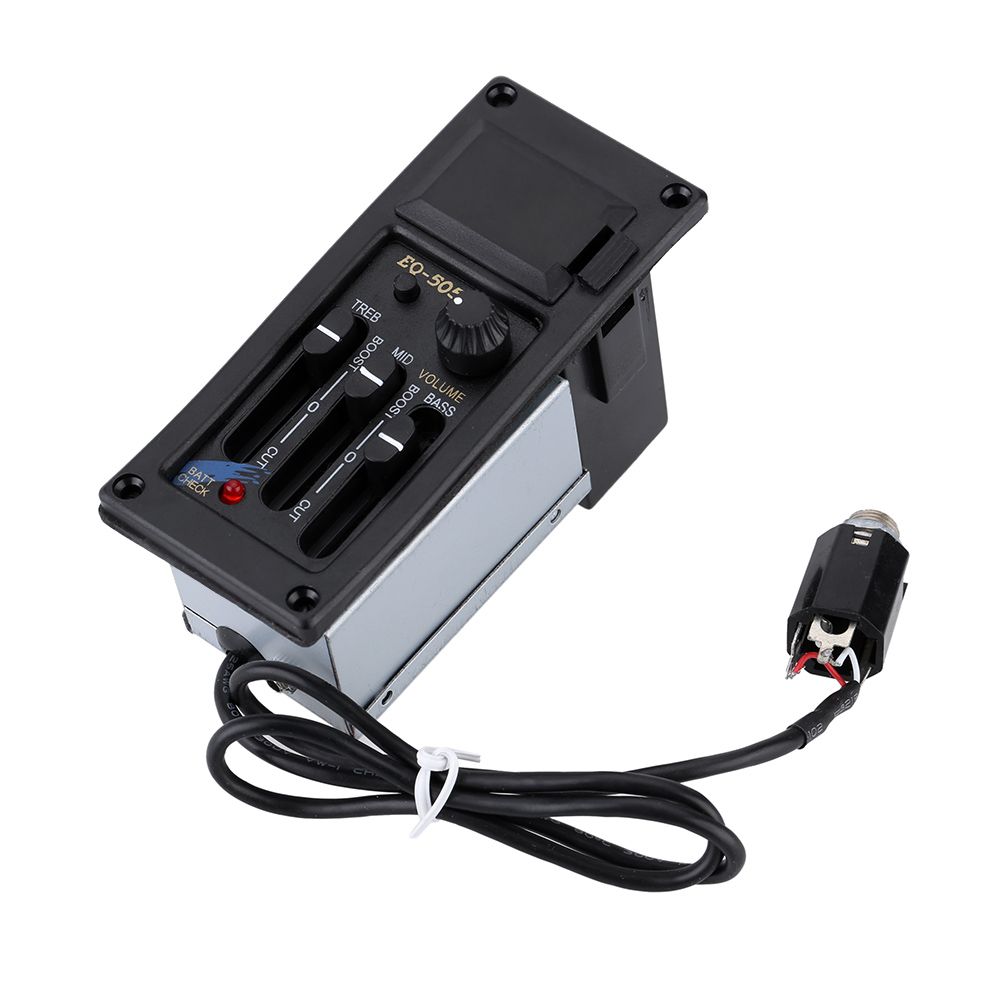 3-Band Acoustic Guitar Tone And Volume Amplifier EQ