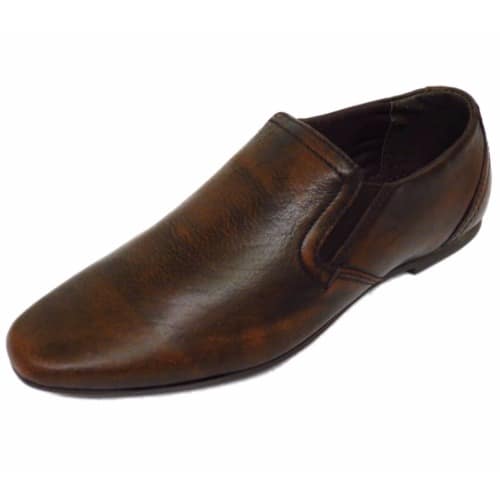 Boy's Leather Loafers - Brown