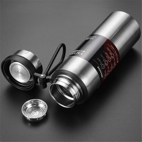 1L Stainless Steel Travel Mug Flask Thermal Hot Water