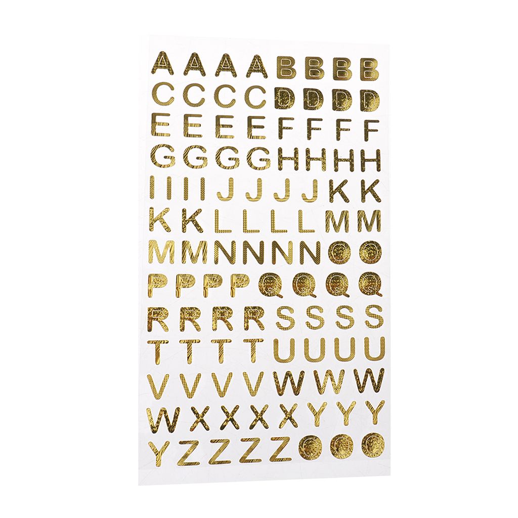 Self Adhesive STICKERS Gold /Numbers