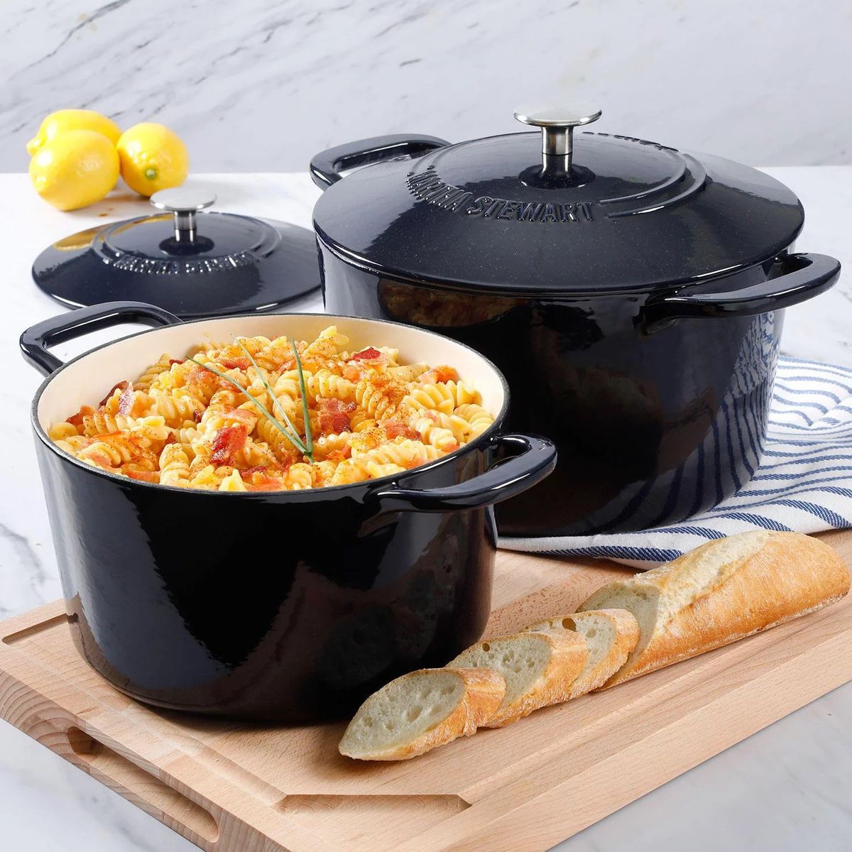 Cast Iron Dutch Ovens, 4 Quart & 7 Quart-Grey