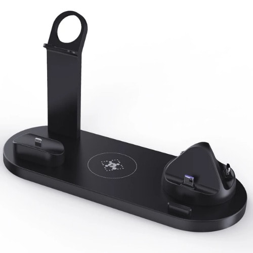 Wireless Charger Phone Watch Station - 100W - 8 In 1 - Black