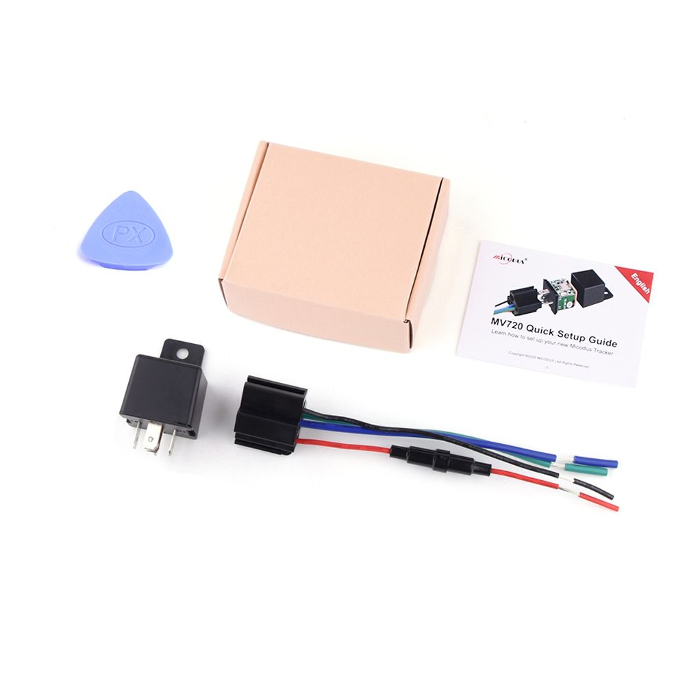 Latest Version MV720 Relay GPS Tracker Remote Control