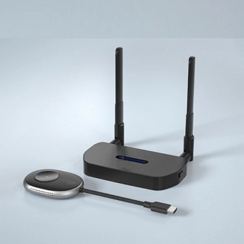 Hdmi Wireless Transmitter And Receiver With Cast Mode - Black