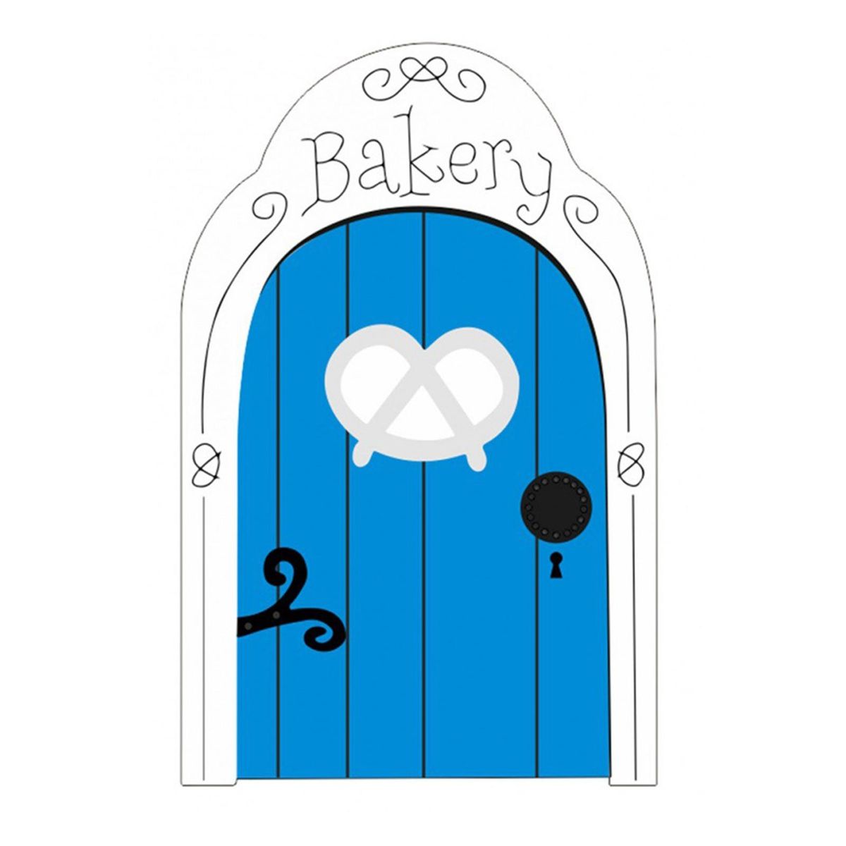 Miniature Fairy Door Fairy Door Craft Kit Christmas Door Decoration Door Blue