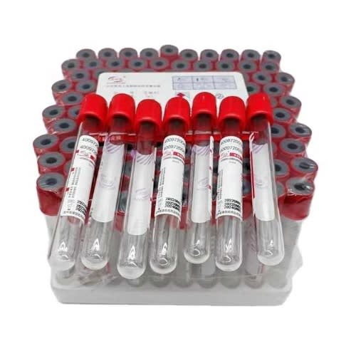 Plain Tube Vacuum Collection Tube - 4ml - 100pcs