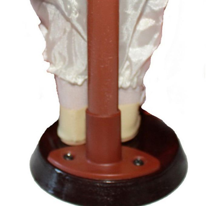 30cm Porcelain Female Doll Vintage In Red Princess Dress Suit Red