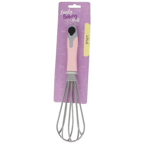 Baking Stuff Plastic Whisk - Pink