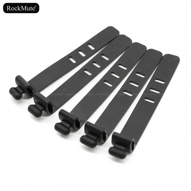 Black Tension Strap Tie Up Rubber Bandage Fixing Clutch For