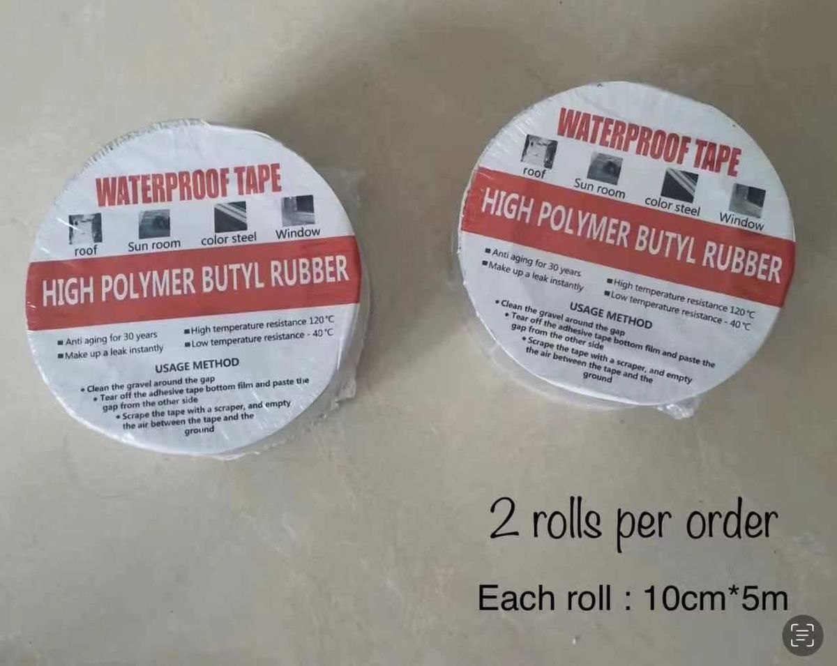 2rolls Leakage-preventing Aluminum Foil Tape Self Adhesive
