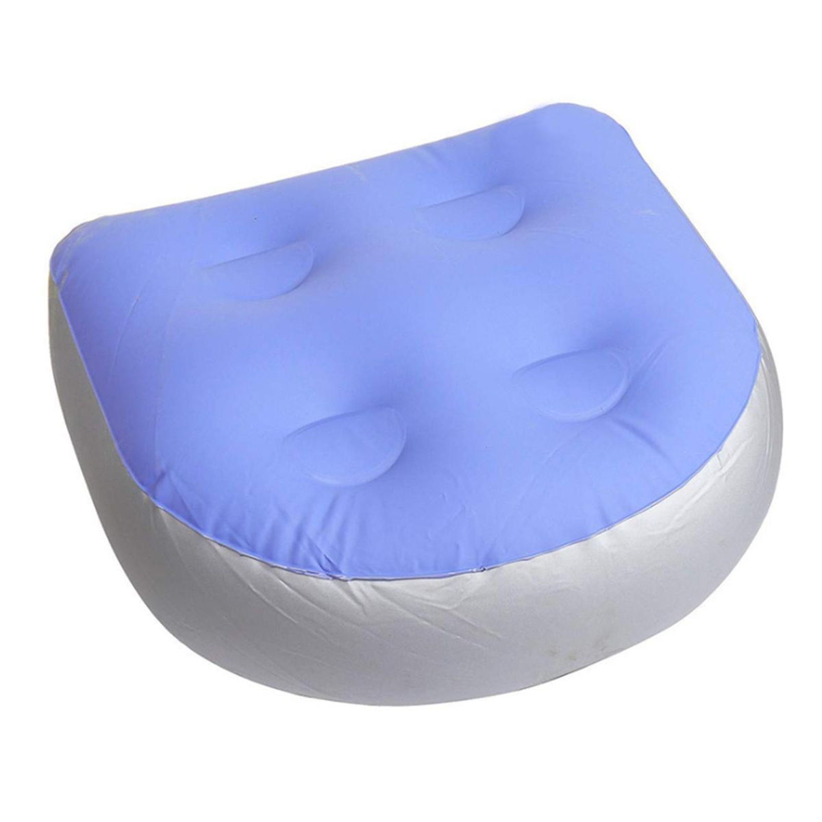 Booster Seat Inflatable Cushion Chair Backrest with Suction Cups Spa Inflatable Cushion Inflatable Pad for Adults Kids