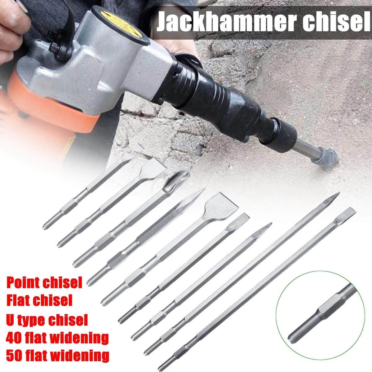 2500W Electric Demolition Hammer Drill Concrete Breaker Chisels Jackhammer 220V Pointed Chisel 17 * 280mm