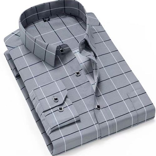 Men's Classic Office Business Long Sleeve Formal Shirts