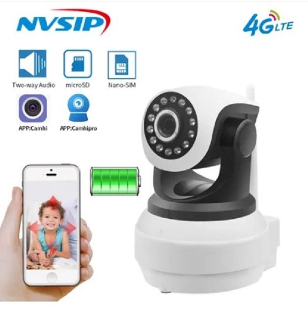 IP Camera 4G With Battery And SIMM Card Slot