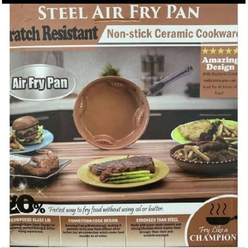 Non Sticky Air Stir Fry Pan With Lid