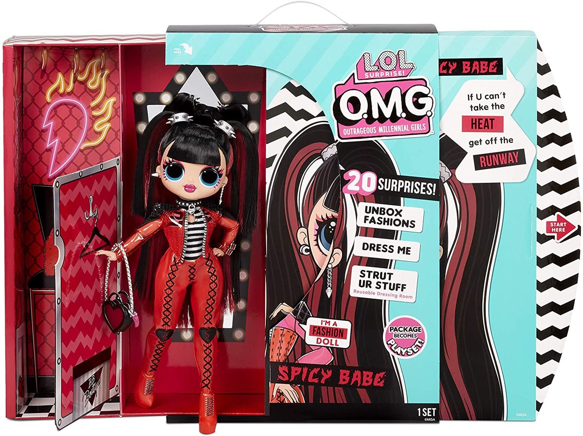 OMG Spicy Babe Fashion Doll With 20 Surprises
