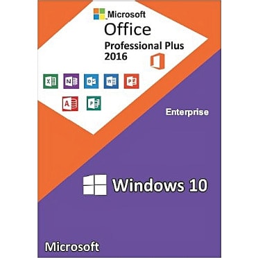 Windows 10 Enterprise + Office 2016 Professional Plus Cd Keys Activation Pack